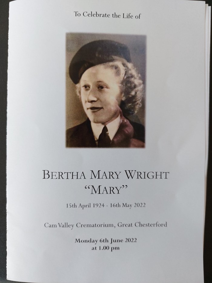 Bertha Mary Wright