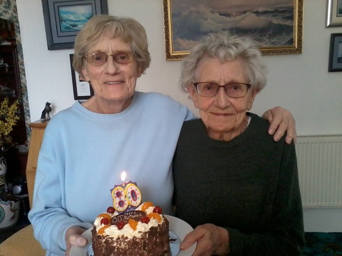 Mum, Flora, Maria and Mamie