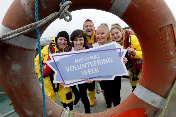 RNLI volunteers in Ireland